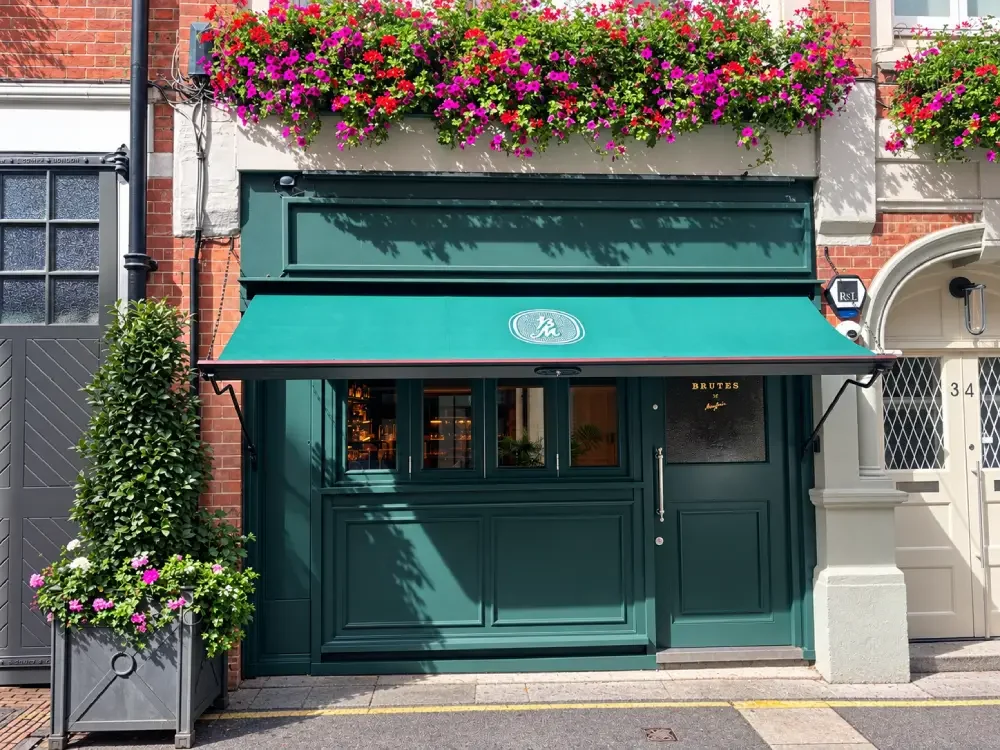 Shop front of bar